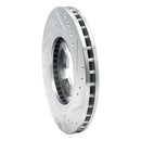 R1 85-12 Nissan NP300 (Mexico) Front Left Drilled & Slotted Silver Brake Rotor