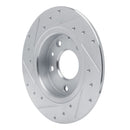R1 19-25 Mazda 3 Sport Front & Rear Drilled & Slotted Silver Brake Rotor Set