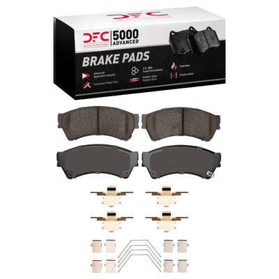 DFC 06-13 Mazda 6 Front 5000 Advanced Ceramic Brake Pads and Hardware Kit