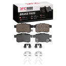 DFC 13-17 Honda Accord Front & Rear Geospec Rotors with 5000 Advanced Brake Pads w/Hardware