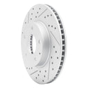 R1 14-24 Mazda 3 Front Left Drilled & Slotted Geo-Carbon Rotor