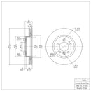 DFC 05-07 Land Rover LR3 Front Brake Rotor