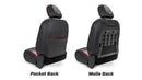 PRP 2018+ Jeep Wrangler JL/2 door/Rubicon Front Seat Covers (Pair) - Black/Grey