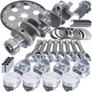 Eagle Chevy LT1350 1Pc 3.750in Crank 5.700in I-Beam 4.040in Pistons 168 Tooth FP Balanced Assembly