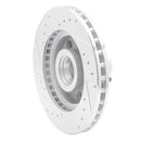 R1 91-03 Chevrolet Blazer Front Right Drilled & Slotted Silver Brake Rotor