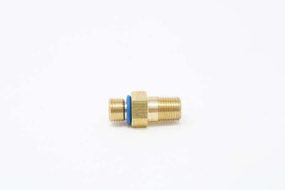 Aeromotive VaporWorx GM Fuel Pressure Sensor Adapter - M10 x 1.0mm Male to 1/8in NPT Port - Brass
