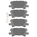 DFC 04-09 Toyota Highlander Hybrid Rear 4000 Hybridynamic Brake Pads