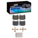 DFC 03-06 Mitsubishi Lancer Rear Geospec Rotors w/4000 HybriDynamic Brake Pads w/Hardware