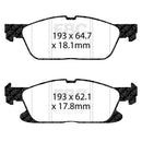 EBC S13 Brake Pad and Rotor Kit