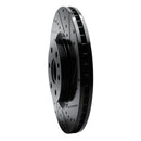 R1 10-16 Cadillac SRX Front Right Drilled & Slotted Black Brake Rotor