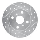 R1 85-86 Toyota MR2 Front & Rear Drilled & Slotted Silver Brake Rotor Set