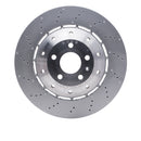 DFC 08-12 Audi R8 Front Drilled Hi-Carbon Alloy Geomet Coated Rotor