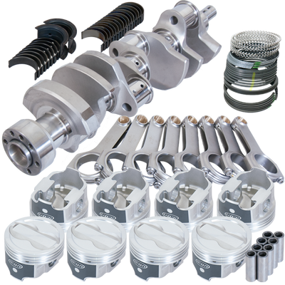 Eagle Chevy LT1 350 1Pc 3.750in Crank 5.700in H-Beam -18cc 4.040in Pistons Rotating Assembly
