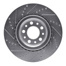 R1 17-25 Alfa Romeo Stelvio Rear Drill & Slot Silver Rotors