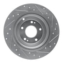R1 10-16 Hyundai Genesis Coupe Front & Rear Drilled & Slotted Silver Brake Rotor Set