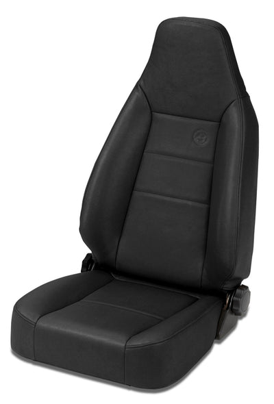 Bestop 76-86 Jeep Cj7 Front Trailmax II Sport Seat (All Vinyl Black Denim)
