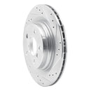 R1 16-24 BMW 228i xDrive Gran Coupe Front & Rear Drilled & Slotted Silver Brake Rotor Set