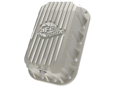 aFe POWER Street Series Engine Oil Pan Raw w/ Machined Fins Jeep Wrangler (JK) 12-18 V6-3.6L