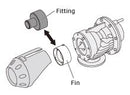 HKS SSQV Recirculation Fitting (for 29mm ID hose)