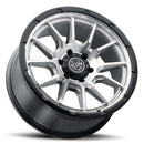 ICON Alloys Cajon 20x9 / 6x5.5 / 16mm / 5.625in BS Silver Machined Wheel w/ GB Lip