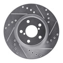 R1 90-16 Saab 9-2X Front Drilled & Slotted Silver Brake Rotor Set