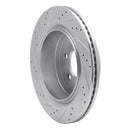 R1 12-20 Ford F-150 Rear Drilled & Slotted Silver Brake Rotor Set