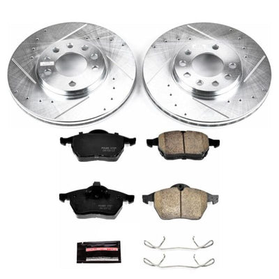 Power Stop 97-98 Saab 900 Front & Rear Z23 Evolution Sport Brake Kit
