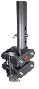 Gen-Y Spartan Torsion-Flex 5in Offset 4in RD Tube Gooseneck 2-5/16in Coupler Standard Height