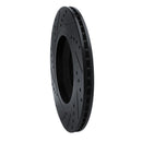 DFC 06-25 Audi S3 (USA/Canada) Rear Right Drilled & Slotted Black Brake Rotor