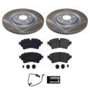 Power Stop 17-18 Audi A4 Front and Rear Semi-Coated Rotor Kit