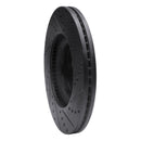 R1 13-20 Ford Fusion Front Left Drilled & Slotted Black Brake Rotor