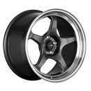 Konig Hyperspec 19x8.5A 5x112 ET42 Anthracite Metallic Wheel w/ Mirror Machined Lip (Knurled Bead)