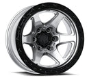 MTX Spitfire 6 Machined w/Black Ring 17x9in / 6x139.7 BP / -38mm Offset / 106.1mm Bore