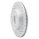 R1 02-15 Acura Rsx Front Right Drilled & Slotted Geo-Carbon Rotor