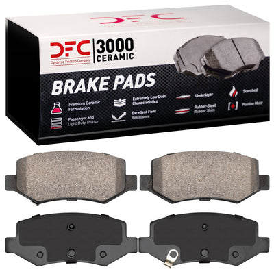 DFC 22-25 Chevrolet Groove (Mexico) Rear 3000 Ceramic Brake Pads