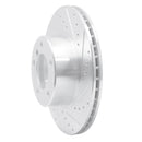 R1 96-03 BMW 528i Front & Rear Drilled & Slotted Silver Brake Rotor Set