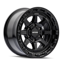 Mayhem 8306 Ridgeline 17x8.5 / 6x139.7 BP / 6mm Offset / 106.1mm Hub Satin Black Wheel
