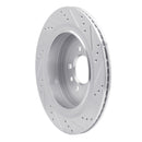 R1 06-16 Land Rover Range Rover Sport Front & Rear Drilled & Slotted Silver Brake Rotor Set