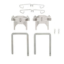 DFC 74-80 Saab 99 Front 5000 Advanced Low Metallic Brake Pads and Hardware Kit