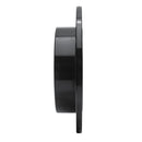 R1 03-07 Jeep TJ (Canada - See Wrangler for US) Rear Right Drilled & Slotted Black Brake Rotor