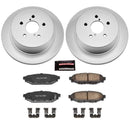 Power Stop 06-09 Subaru Legacy Front & Rear Z17 Evolution Geomet Coated Brake Kit