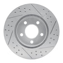 R1 95-02 Ford Ranger (USA/Canada) Front Left Drilled & Slotted Geo-Carbon Rotor