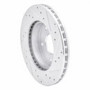 R1 78-81 Pontiac Firebird Rear Left Drilled & Slotted Silver Brake Rotor