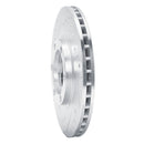R1 86-06 Chevrolet Luv Pickup (Mexico) Front Left Drilled & Slotted Silver Brake Rotor