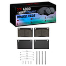 DFC 76-93 Volvo 262 Front Geospec Rotors w/4000 HybriDynamic Brake Pads w/Hardware