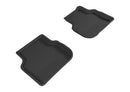 3D MAXpider 2011-2018 Volkswagen Jetta Sedan Kagu 1st & 2nd Row Floormats - Black