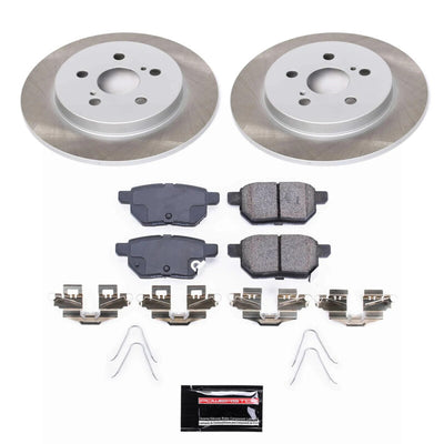Power Stop 16-22 Toyota Prius Front and Rear Semi-Coated Rotor Kit