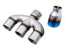 AWE 17-20 Honda Civic Si Dual-to-Triple Vapor Blue Tip Conversion