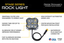 Diode Dynamics RGBW Rock Light Installer Magnet Mount Kit w/Controller (4-pack)