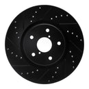 R1 15-21 Subaru Outback Front & Rear Drilled & Slotted Black Brake Rotor Set